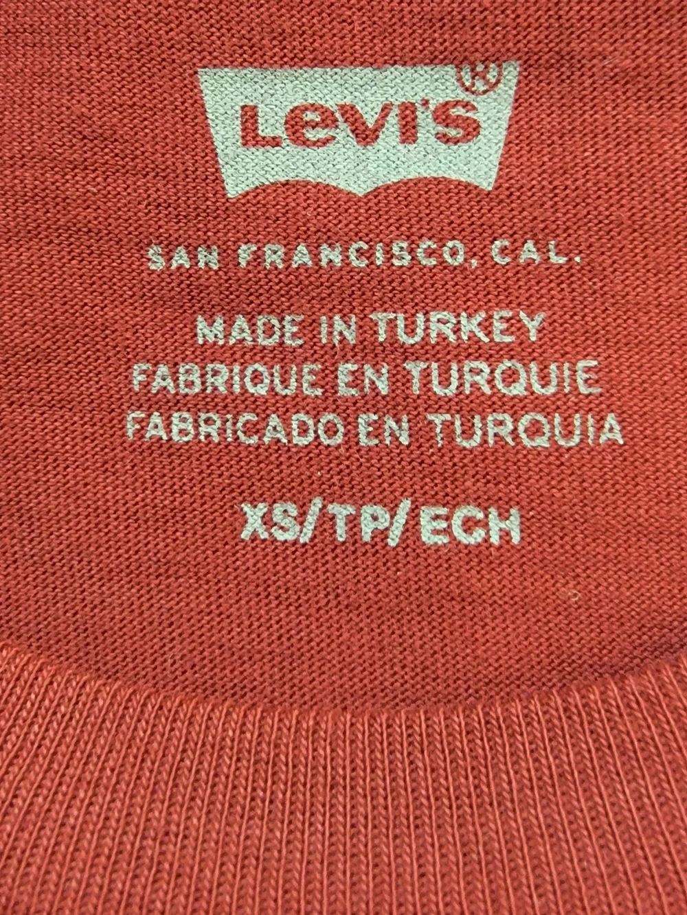 Levi's Kids' Maroon Logo Tee